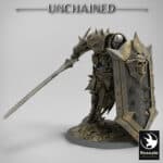 Heavy Soldier Shield Block Unchained - Rescale Miniatures RPG - D&D  Tabletop Miniature