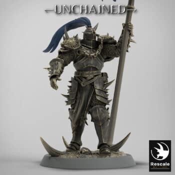 Light Soldier Banner Unchained - Rescale Miniatures RPG - D&D  Tabletop Miniature