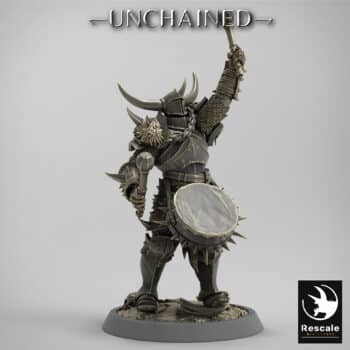 Light Soldier Drummer Unchained - Rescale Miniatures RPG - D&D  Tabletop Miniature