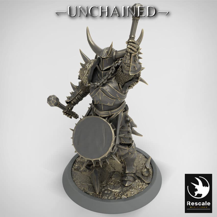 Light Soldier Drummer Unchained - Rescale Miniatures RPG - D&D  Tabletop Miniature