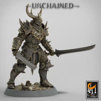 Light Soldier Dual Sword Unchained - Rescale Miniatures RPG - D&D  Tabletop Miniature