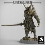 Light Soldier Dual Sword Walk Unchained - Rescale Miniatures RPG - D&D  Tabletop Miniature