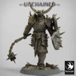 Light Soldier Flail Walk Unchained - Rescale Miniatures RPG - D&D  Tabletop Miniature