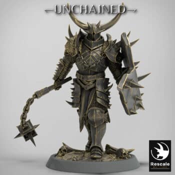 Light Soldier Flail Walk Unchained - Rescale Miniatures RPG - D&D  Tabletop Miniature