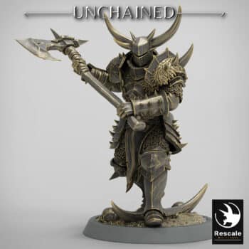 Light Soldier Great Axe Attack Unchained - Rescale Miniatures RPG - D&D  Tabletop Miniature