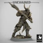 Light Soldier Great Axe Attack Unchained - Rescale Miniatures RPG - D&D  Tabletop Miniature