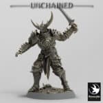 Light Soldier Sword Attack Unchained - Rescale Miniatures RPG - D&D  Tabletop Miniature