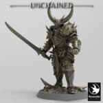 Light Soldier Sword Idle Unchained - Rescale Miniatures RPG - D&D  Tabletop Miniature