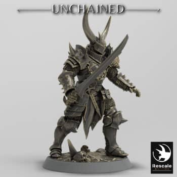 Light Soldier Sword Idle Unchained - Rescale Miniatures RPG - D&D  Tabletop Miniature