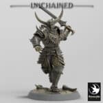 Light Soldier Sword Run Unchained - Rescale Miniatures RPG - D&D  Tabletop Miniature