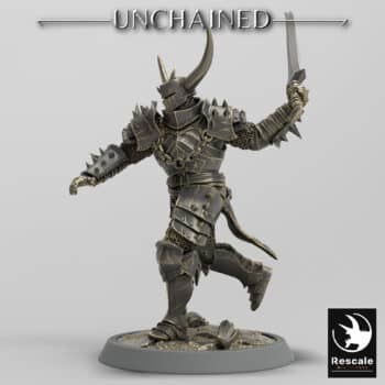 Light Soldier Sword Run Unchained - Rescale Miniatures RPG - D&D  Tabletop Miniature