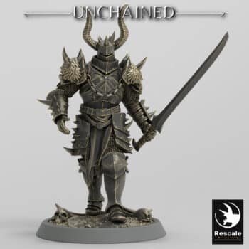 Light Soldier Sword Walk Unchained - Rescale Miniatures RPG - D&D  Tabletop Miniature