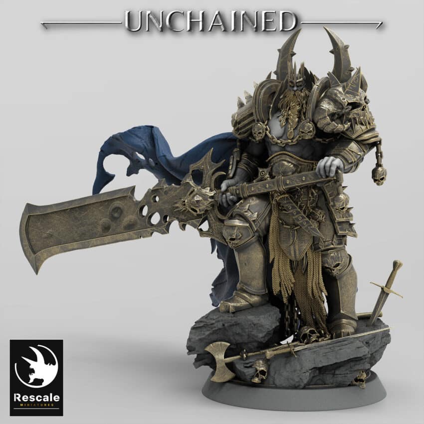 Olaf Crown Unchained - Rescale Miniatures RPG - D&D  Tabletop Miniature