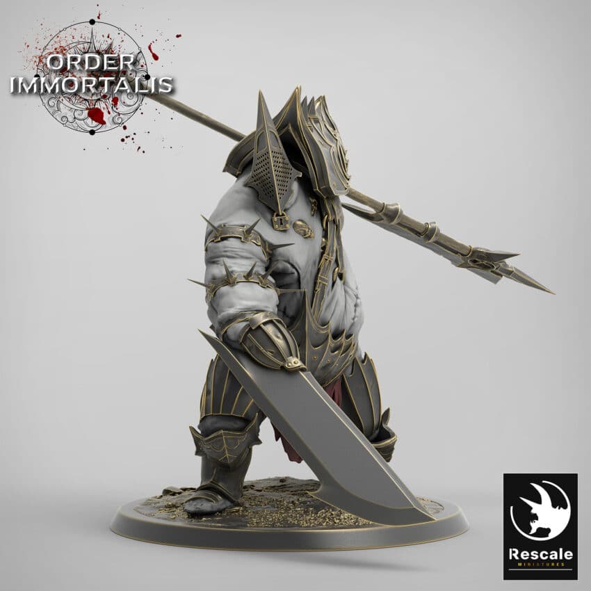 Tormentor Attacking Order Immortalis - Rescale Miniatures RPG - D&D  Tabletop Miniature