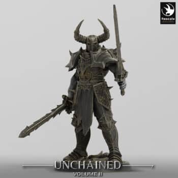 Unchained Commander Taunt Order Immortalis - Rescale Miniatures RPG - D&D  Tabletop Miniature