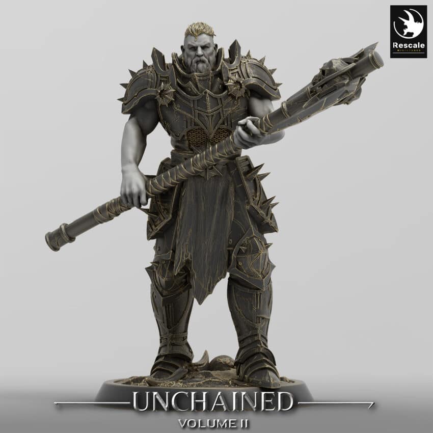 Unchained Commander Walk Order Immortalis - Rescale Miniatures RPG - D&D  Tabletop Miniature