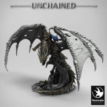 Unchained Dragon Olaf Crown Unchained - Rescale Miniatures RPG - D&D  Tabletop Miniature