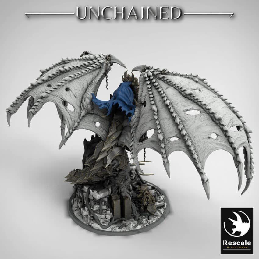 Unchained Dragon Olaf Hood Unchained - Rescale Miniatures RPG - D&D  Tabletop Miniature