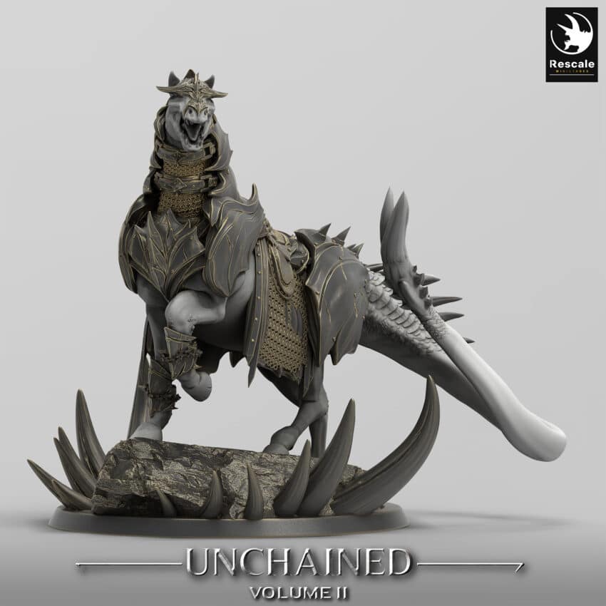 Unchained Horse Demon Saddle Order Immortalis - Rescale Miniatures RPG - D&D  Tabletop Miniature