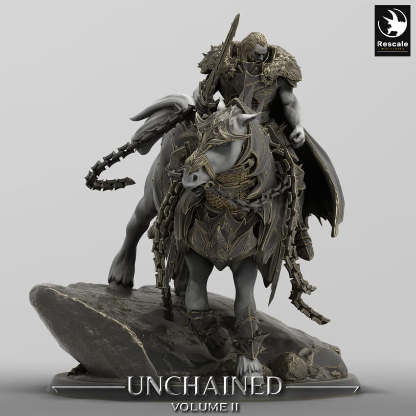 Unchained Horse Rock Mount Order Immortalis - Rescale Miniatures RPG - D&D  Tabletop Miniature