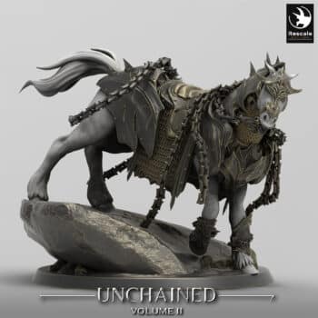 Unchained Horse Rock Saddle Order Immortalis - Rescale Miniatures RPG - D&D  Tabletop Miniature