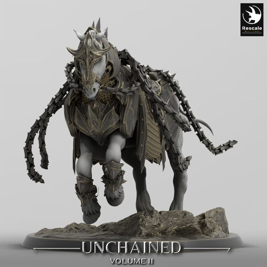 Unchained Horse Run Saddle Order Immortalis - Rescale Miniatures RPG - D&D  Tabletop Miniature