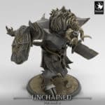 Unchained Minotaur Cry Sword Unchained - Rescale Miniatures RPG - D&D  Tabletop Miniature