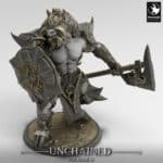 Unchained Minotaur Guard Axe Unchained - Rescale Miniatures RPG - D&D  Tabletop Miniature