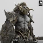 Unchained Minotaur Stand Spear Unchained - Rescale Miniatures RPG - D&D  Tabletop Miniature