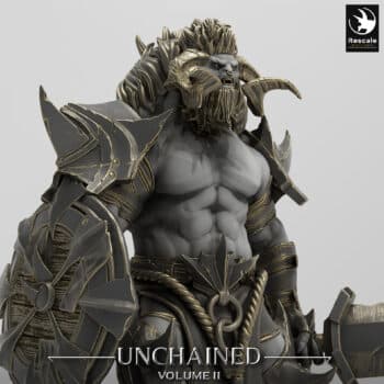 Unchained Minotaur Stand Sword Unchained - Rescale Miniatures RPG - D&D  Tabletop Miniature