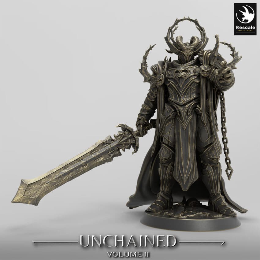 Unchained Olaf Son Order Immortalis - Rescale Miniatures RPG - D&D  Tabletop Miniature