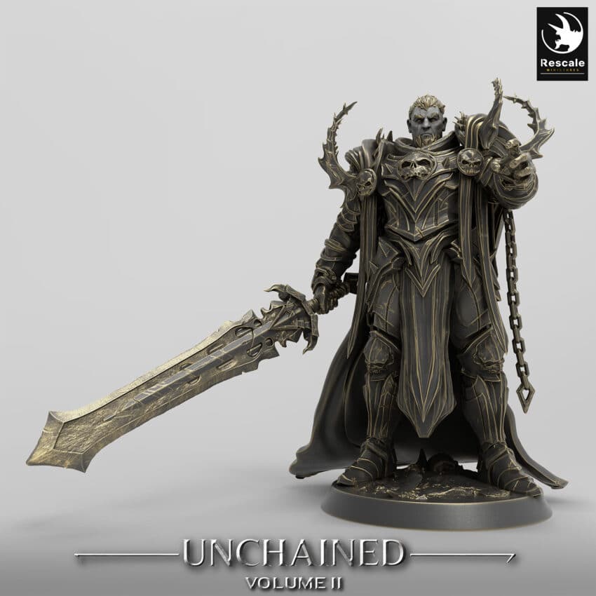 Unchained Olaf Son Nohelm Order Immortalis - Rescale Miniatures RPG - D&D  Tabletop Miniature