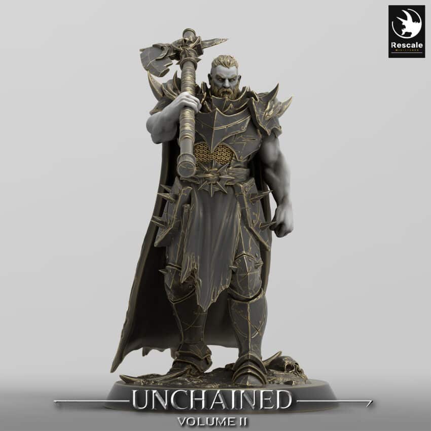 Unchained Soldier Axewalk Raider Order Immortalis - Rescale Miniatures RPG - D&D  Tabletop Miniature