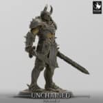 Unchained Soldier Warrior Sword Stand Warrior Order Immortalis - Rescale Miniatures RPG - D&D  Tabletop Miniature