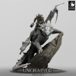 Unchained Volcanic Dragon Perch Mount Order Immortalis - Rescale Miniatures RPG - D&D  Tabletop Miniature