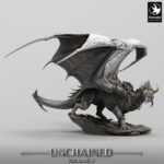 Unchained War Dragon Stand Saddle Order Immortalis - Rescale Miniatures RPG - D&D  Tabletop Miniature