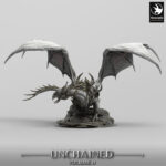 Unchained War Dragon Stand Saddle Order Immortalis - Rescale Miniatures RPG - D&D  Tabletop Miniature