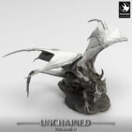 Unchained War Dragon Stand Saddle Order Immortalis - Rescale Miniatures RPG - D&D  Tabletop Miniature