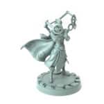 3D-printed fantasy miniature Aethernal Artificer with floating arcane devices