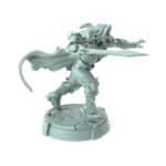 Alaric Finishing Strike vampire warrior miniature 3D print dark fantasy gothic figure