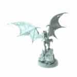 Alekto Blood Husk vampire miniature 3D print winged vampire lord dark fantasy figure