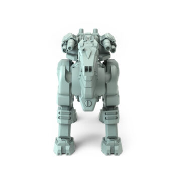 Antlion 3D printed quad battlemech model