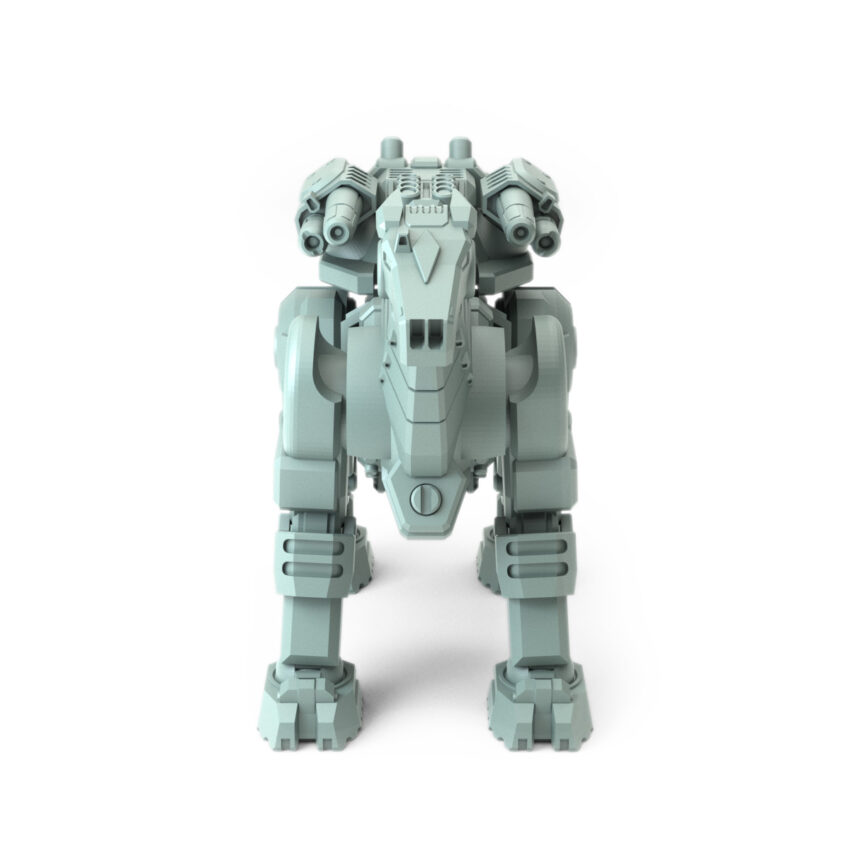 Antlion 3D printed quad battlemech model