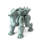 Antlion 3D printed quad battlemech model