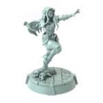 Asra Graping Flesh vampire warrior miniature 3D print gothic dark fantasy figure