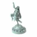 3D-printed dynamic Battle Dervish miniature for RPG campaigns