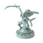 3D-printed dynamic Battle Dervish with curved blade for RPG campaigns