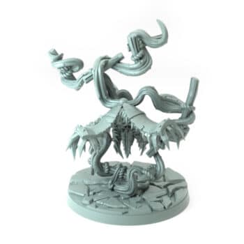 Bell Mimic 3D-printed fantasy monster miniature with tentacles and jaws tabletop gaming