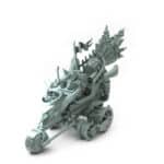 Big Ol Chaos Wagon goblin-powered chaos vehicle 3D printed fantasy miniature