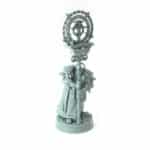 Archbishop Belphegor Cleanser B 3D-printed cleric with swirling flames and chain religious dark magic user